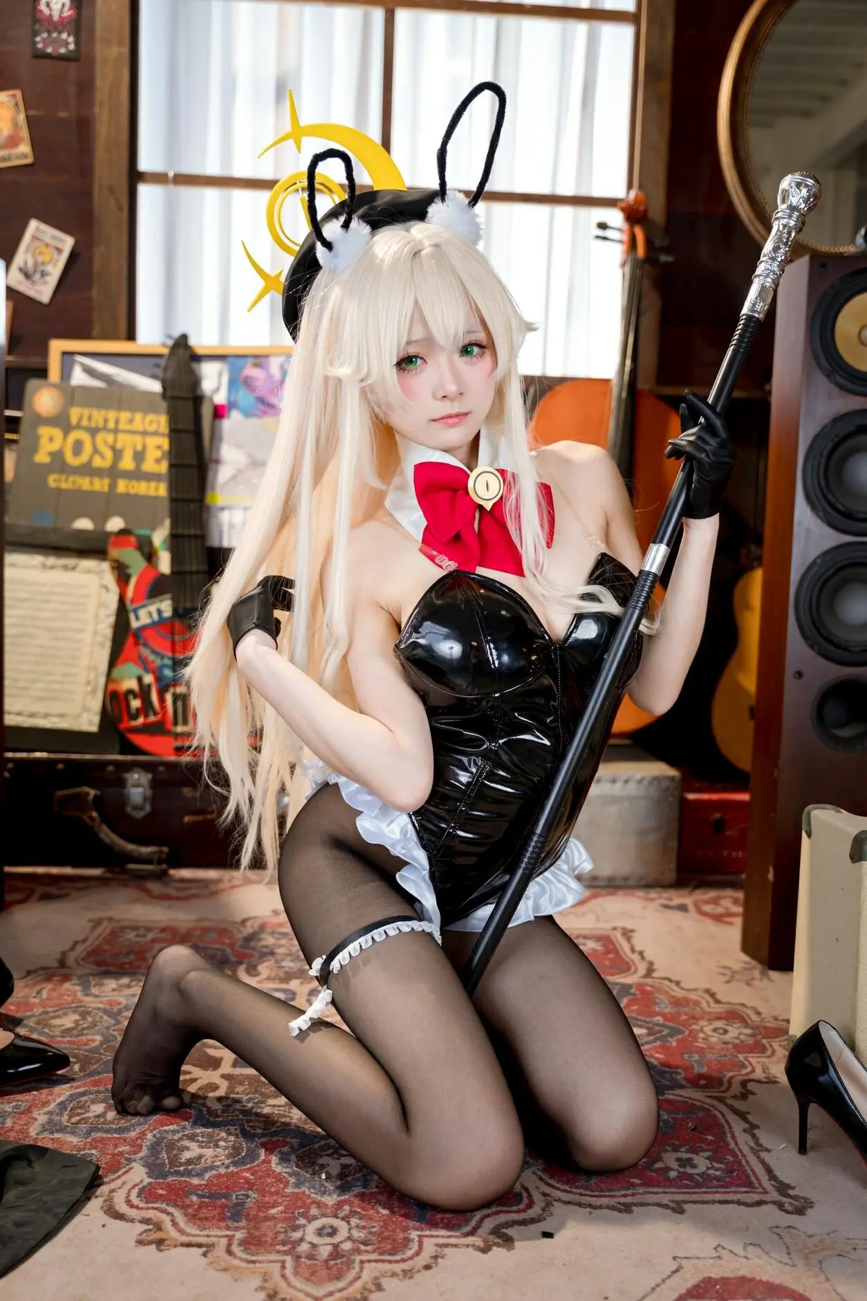 Cosplay｜九柒喵 – 蔚蓝档案 笑面教授兔女郎