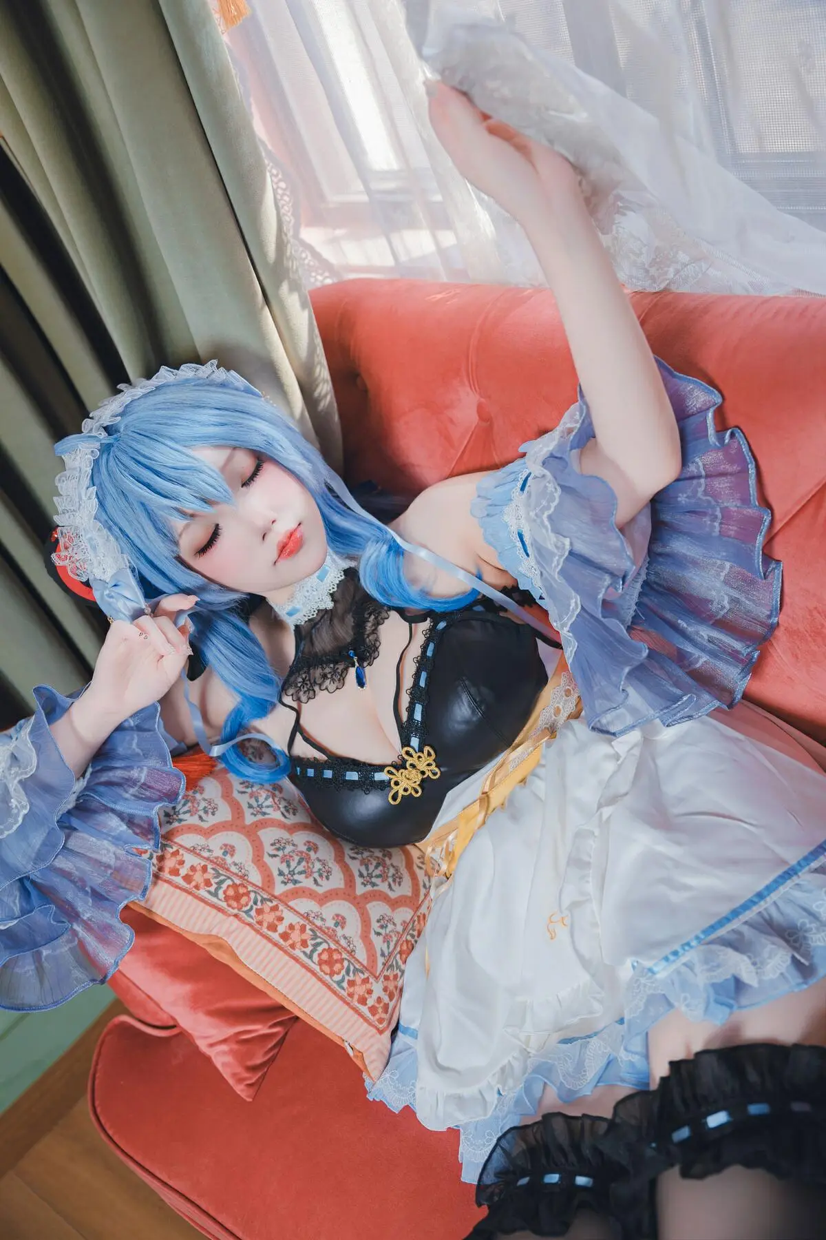 Cosplay｜雪晴Astra – 甘雨 女仆