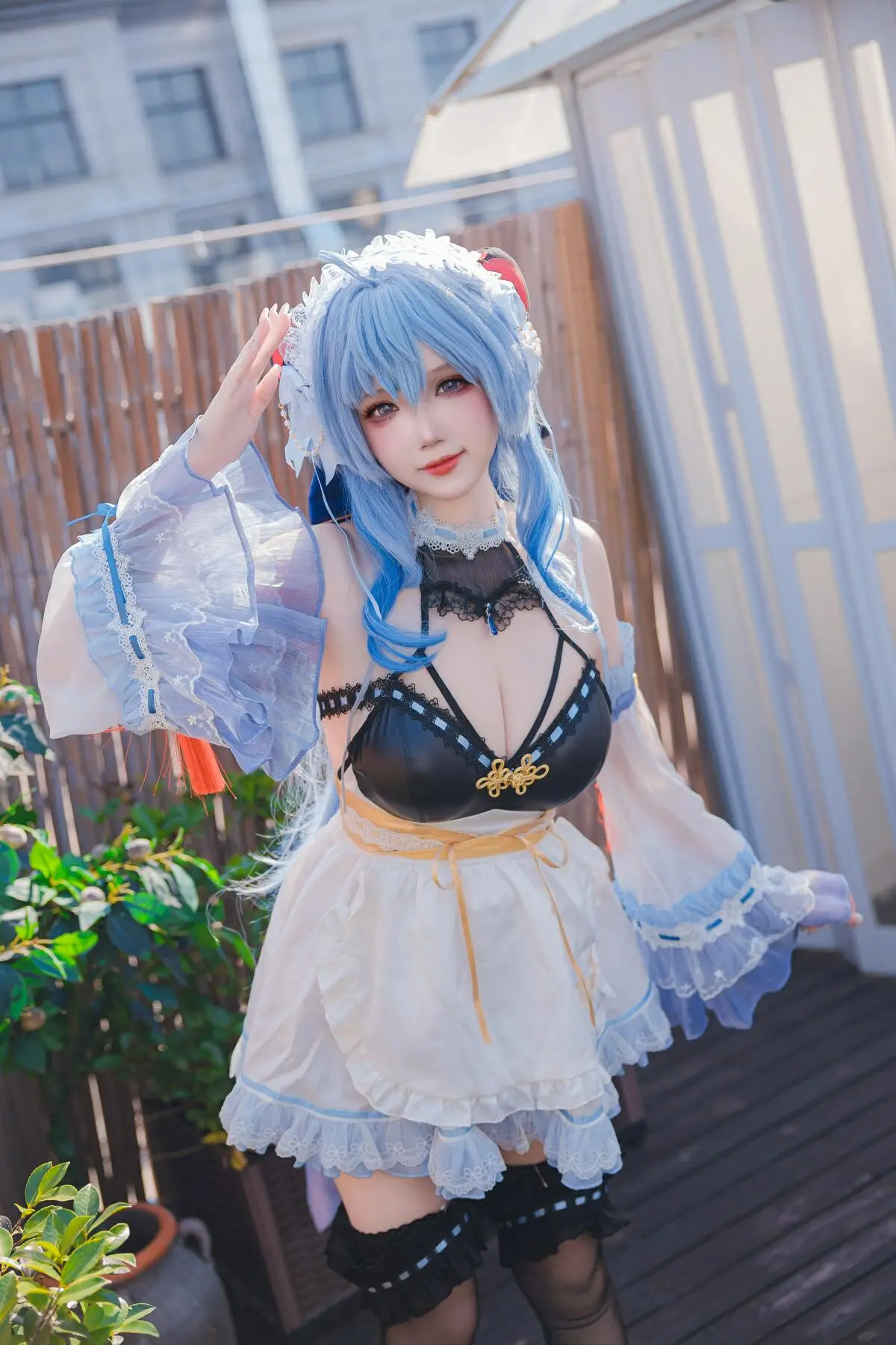 Cosplay｜雪晴Astra – 甘雨 女仆