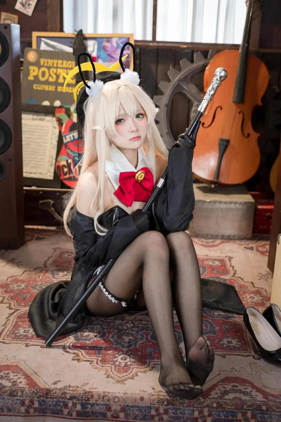 Cosplay｜九柒喵 – 蔚蓝档案 笑面教授兔女郎