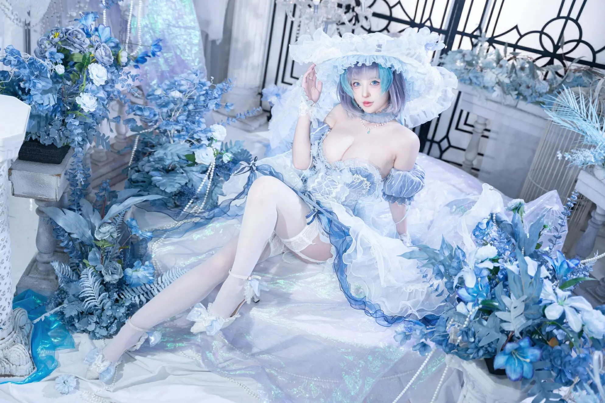 Cosplay｜清水由乃 – 碧蓝航线 柴郡废稿礼服