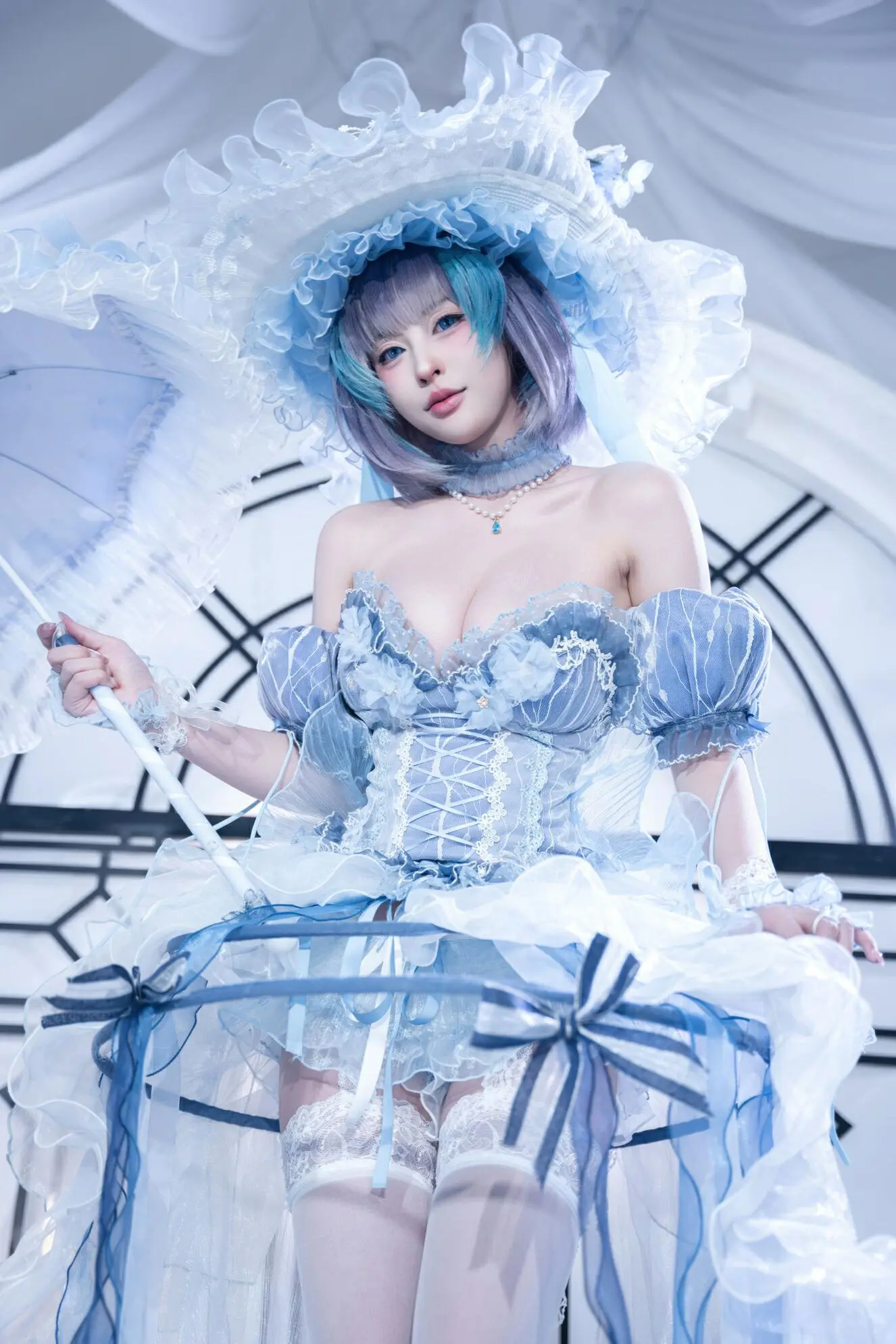 Cosplay｜清水由乃 – 碧蓝航线 柴郡废稿礼服