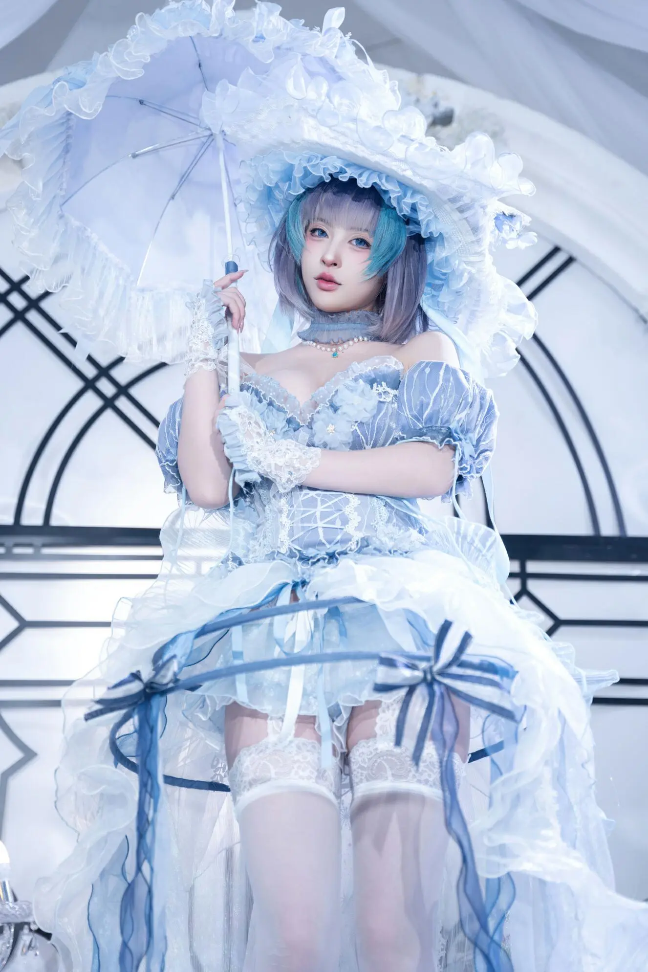 Cosplay｜清水由乃 – 碧蓝航线 柴郡废稿礼服