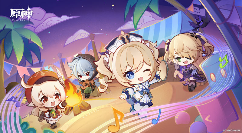 手游《原神(Genshin)》的日文官方twitter高清图包