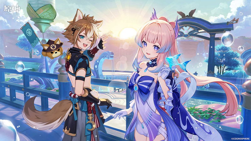 手游《原神(Genshin)》的日文官方twitter高清图包