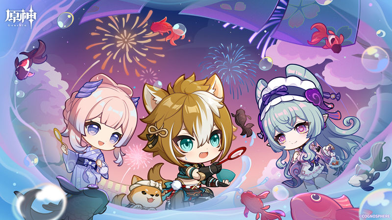 手游《原神(Genshin)》的日文官方twitter高清图包