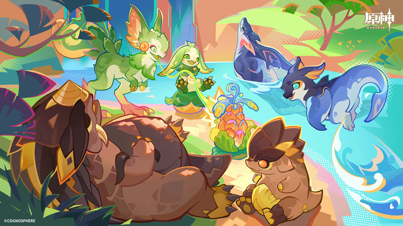 手游《原神(Genshin)》的日文官方twitter高清图包