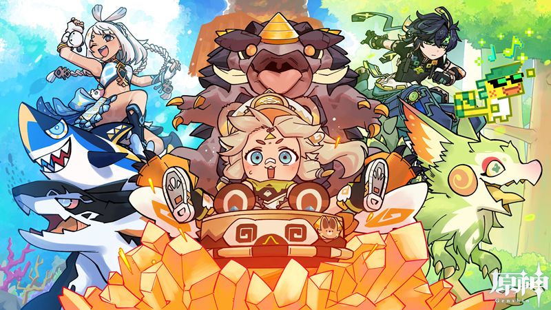 手游《原神(Genshin)》的日文官方twitter高清图包