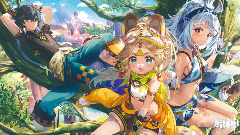 手游《原神(Genshin)》的日文官方twitter高清图包