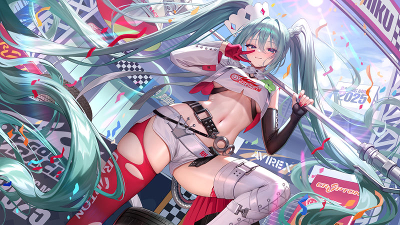 [VOCALOID]赛车初音(RacingMiku) 图片CG包[1021P]