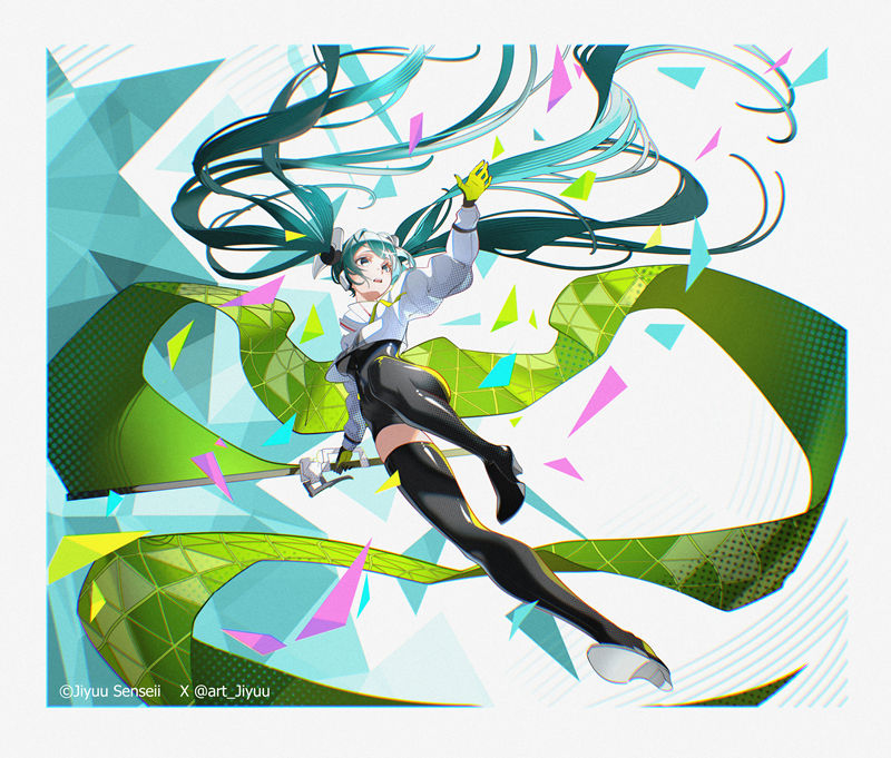 [VOCALOID]赛车初音(RacingMiku) 图片CG包[1021P]