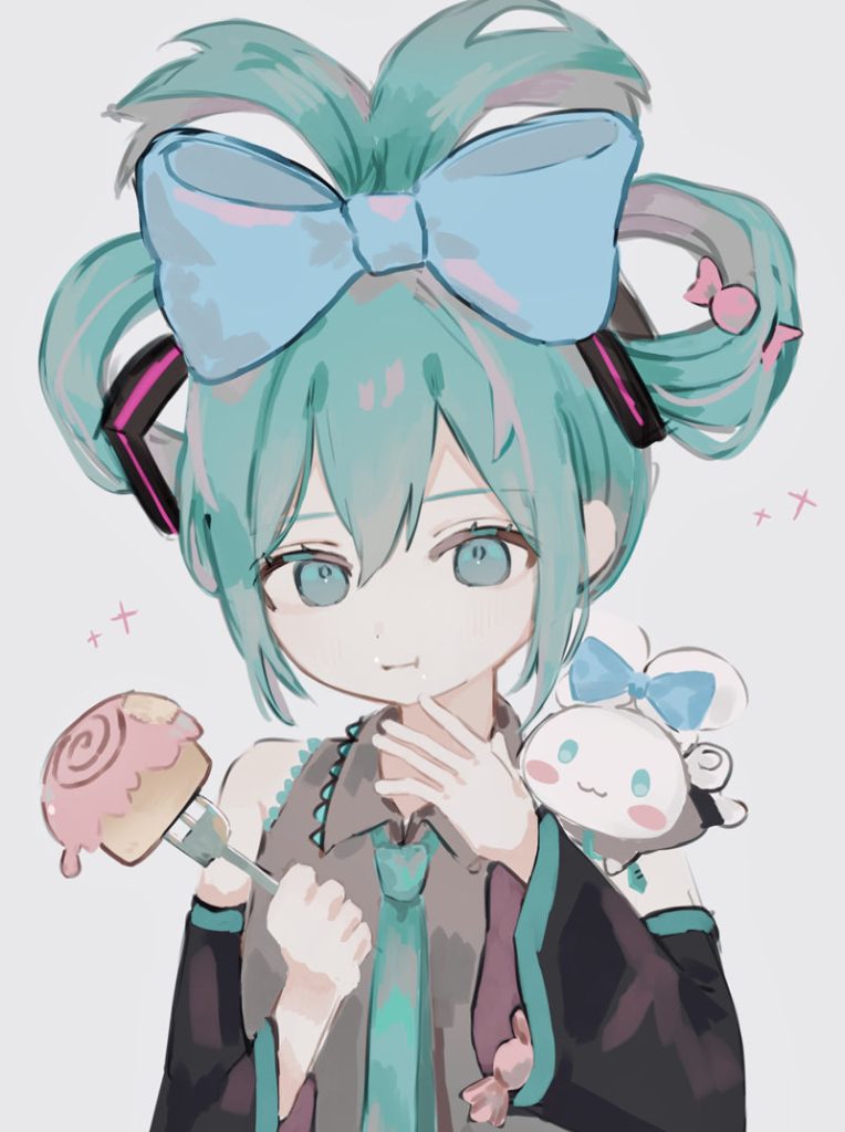 [VOCALOID]玉桂葱(玉桂狗 x 初音未来) 图片CG包[868P]