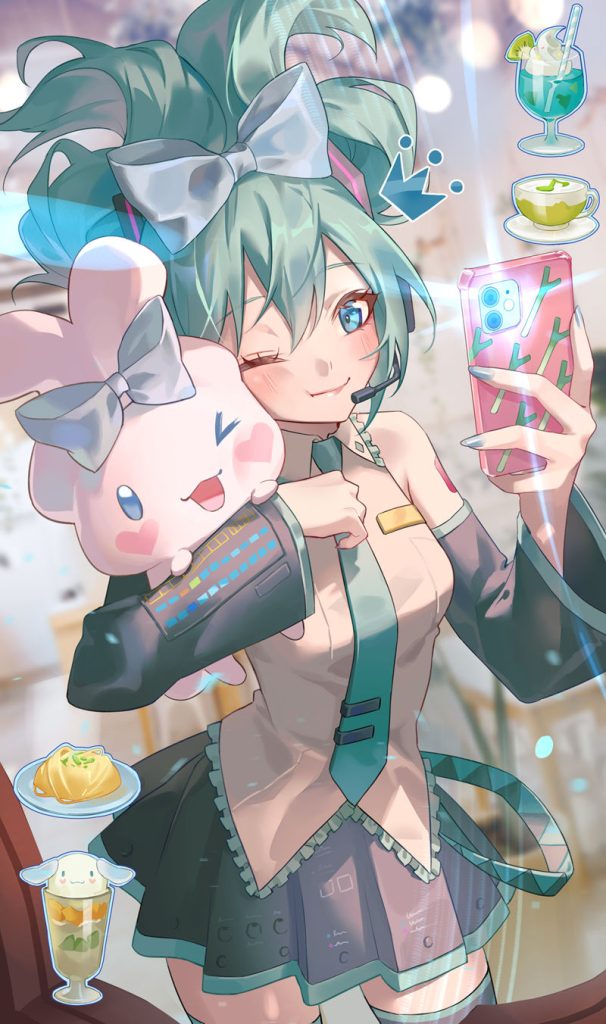 [VOCALOID]玉桂葱(玉桂狗 x 初音未来) 图片CG包[868P]