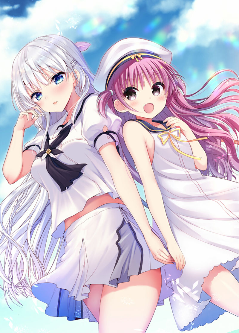 Summer Pockets 人气角色鸣濑白羽 高清图片CG包