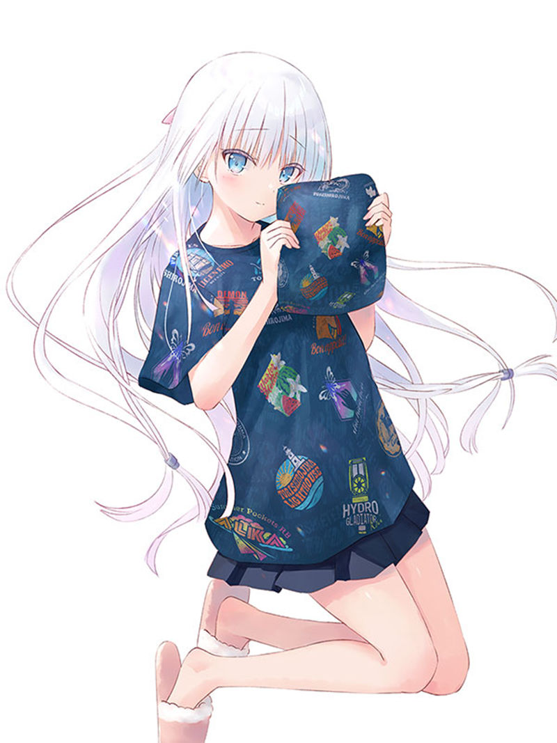 Summer Pockets 人气角色鸣濑白羽 高清图片CG包
