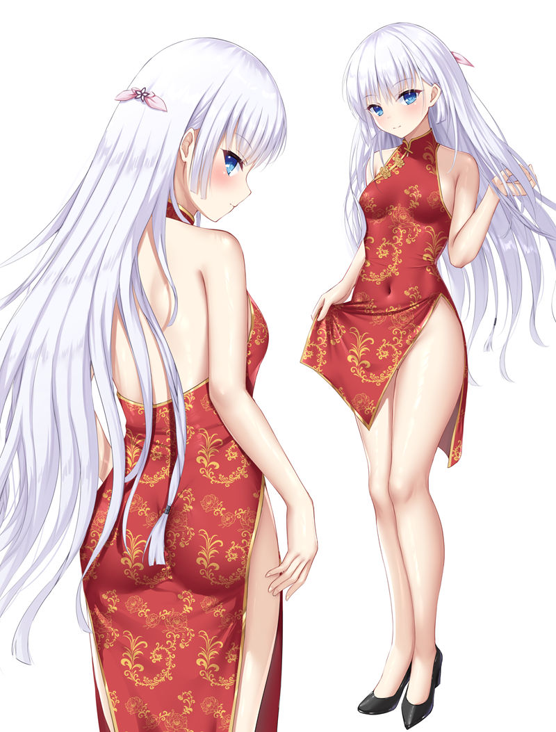 Summer Pockets 人气角色鸣濑白羽 高清图片CG包