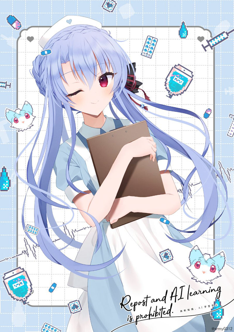 Summer Pockets(夏日口袋、夏日的小宝箱、夏日的口袋)的人气角色“空门苍(空門 蒼、Sorakado Ao)”的高清角色图包