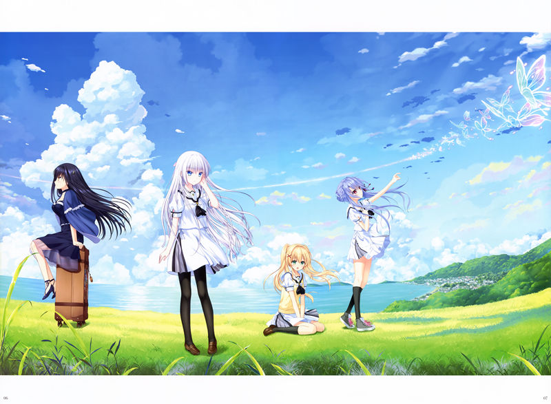 Summer Pockets(夏日口袋、夏日的小宝箱、夏日的口袋)的人气角色“空门苍(空門 蒼、Sorakado Ao)”的高清角色图包