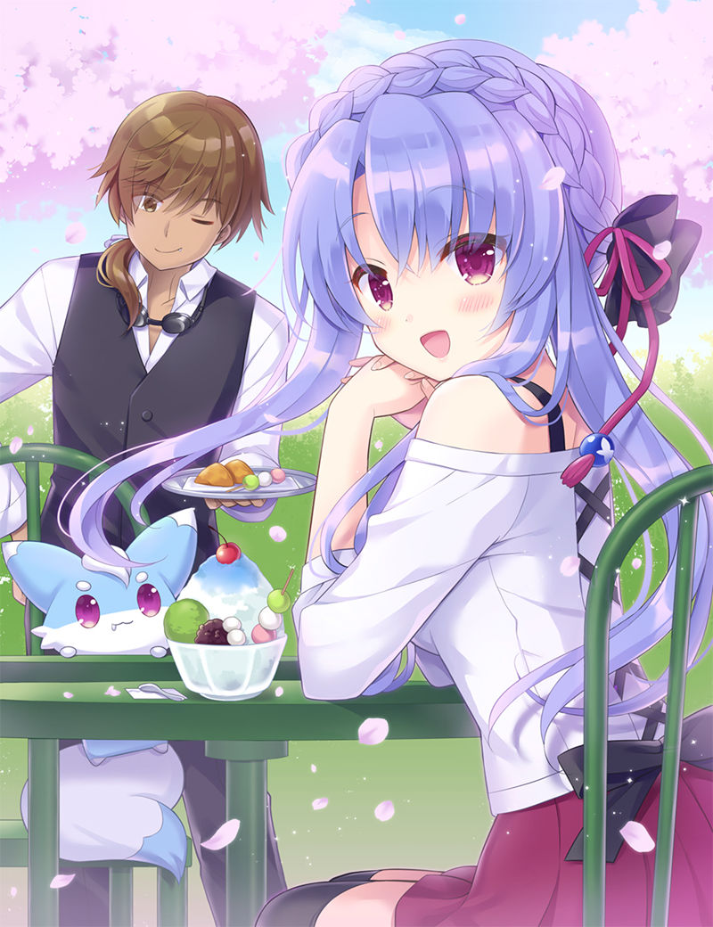 Summer Pockets(夏日口袋、夏日的小宝箱、夏日的口袋)的人气角色“空门苍(空門 蒼、Sorakado Ao)”的高清角色图包