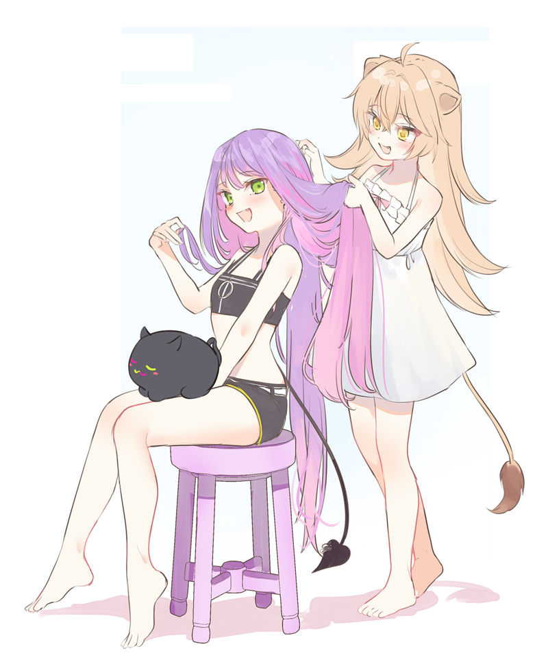 人气画师兼vtuber”Rurudo Lion(Rurudo 小狮子)”的高清角色图包