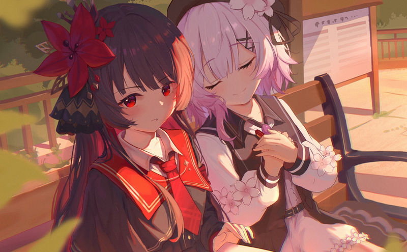 游戏《魔法少女ノ魔女裁判(魔法少女的魔女审判)》的人气角色“二阶堂希罗(二階堂ヒロ、Nikaidou Hiro)”的图片包