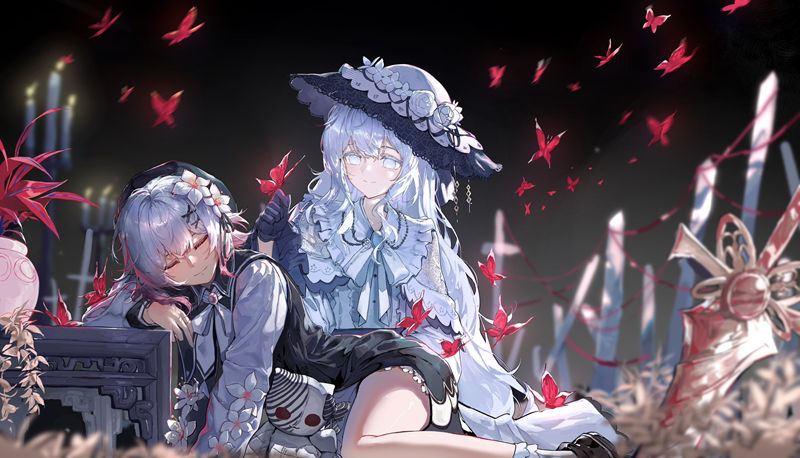 游戏《魔法少女ノ魔女裁判(魔法少女的魔女审判)》的人气角色“樱羽艾玛(桜羽エマ、Sakuraba Ema)”的图片包