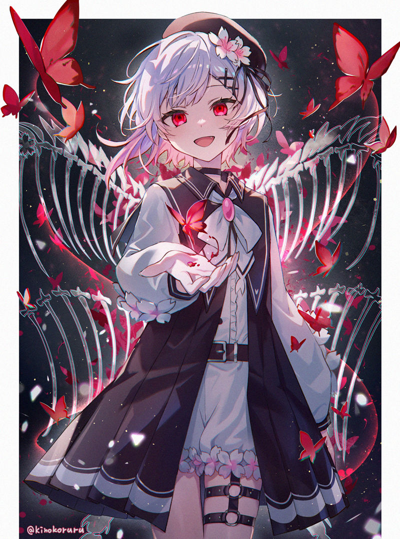 游戏《魔法少女ノ魔女裁判(魔法少女的魔女审判)》的人气角色“樱羽艾玛(桜羽エマ、Sakuraba Ema)”的图片包