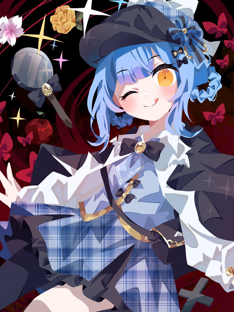 游戏《魔法少女ノ魔女裁判(魔法少女的魔女审判)》的人气角色“橘雪莉(橘シェリー、Tachibana Sherry)”的图片包