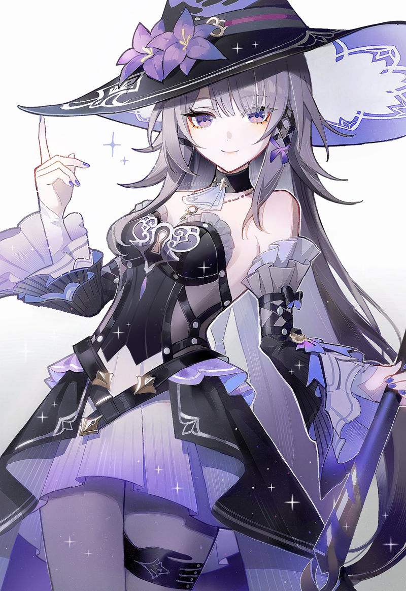 游戏《崩坏：星穹铁道(Honkai Star Rail、崩壊：スターレイル、崩铁)》的人气角色“黑塔(Herta)”的高清角色图包