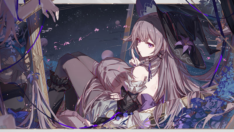 游戏《崩坏：星穹铁道(Honkai Star Rail、崩壊：スターレイル、崩铁)》的人气角色“黑塔(Herta)”的高清角色图包