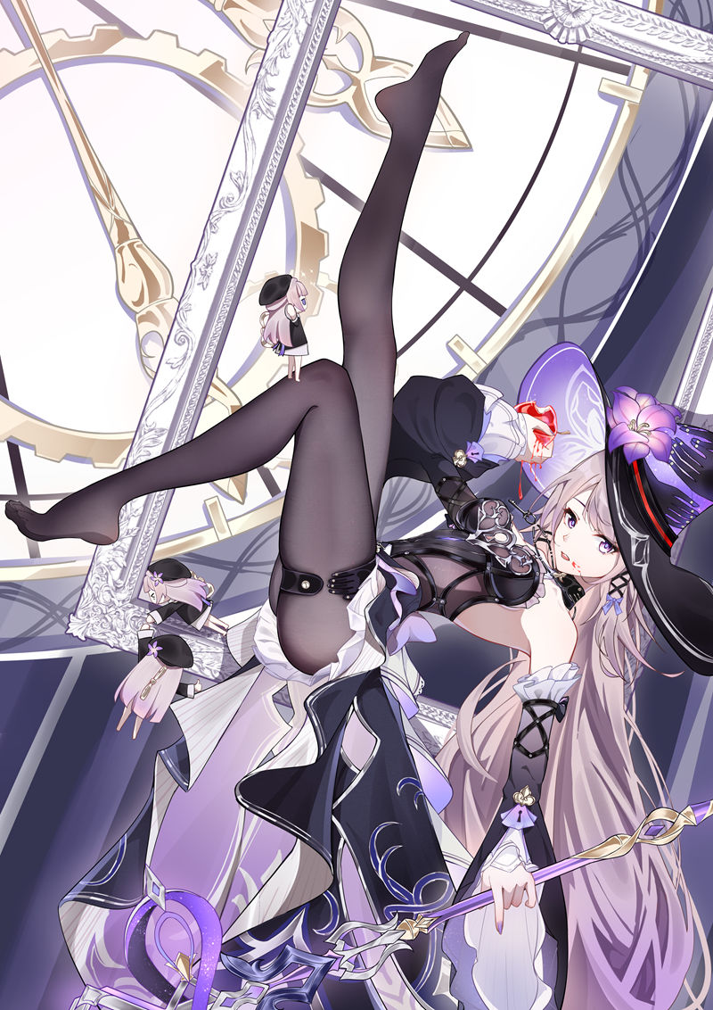 游戏《崩坏：星穹铁道(Honkai Star Rail、崩壊：スターレイル、崩铁)》的人气角色“黑塔(Herta)”的高清角色图包