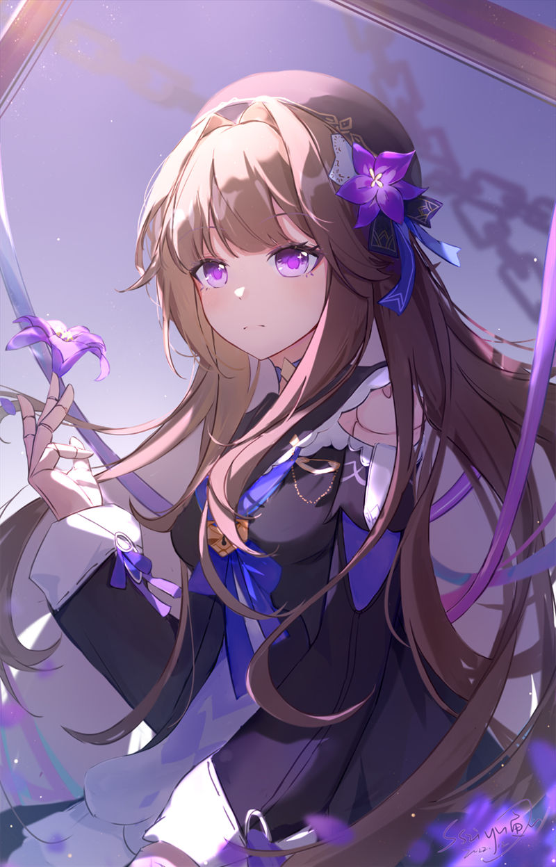 游戏《崩坏：星穹铁道(Honkai Star Rail、崩壊：スターレイル、崩铁)》的人气角色“黑塔(Herta)”的高清角色图包