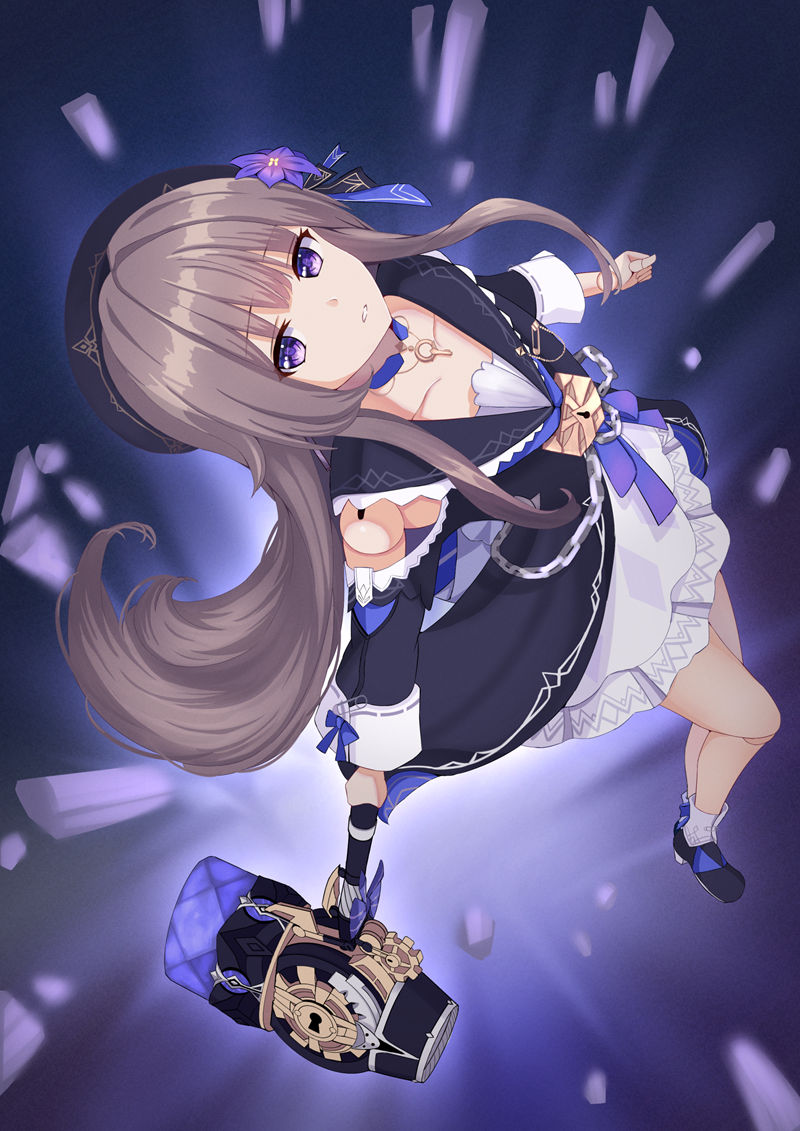 游戏《崩坏：星穹铁道(Honkai Star Rail、崩壊：スターレイル、崩铁)》的人气角色“黑塔(Herta)”的高清角色图包