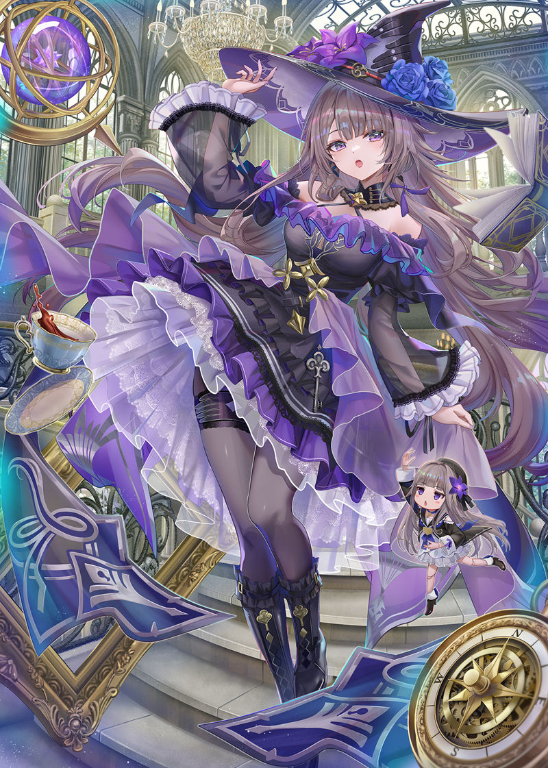 游戏《崩坏：星穹铁道(Honkai Star Rail、崩壊：スターレイル、崩铁)》的人气角色“黑塔(Herta)”的高清角色图包