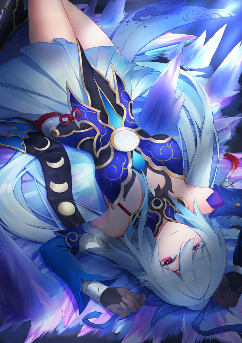 游戏《崩坏：星穹铁道(Honkai Star Rail、崩壊：スターレイル、崩铁)》的人气角色“镜流(Jingliu)”的高清角色图包