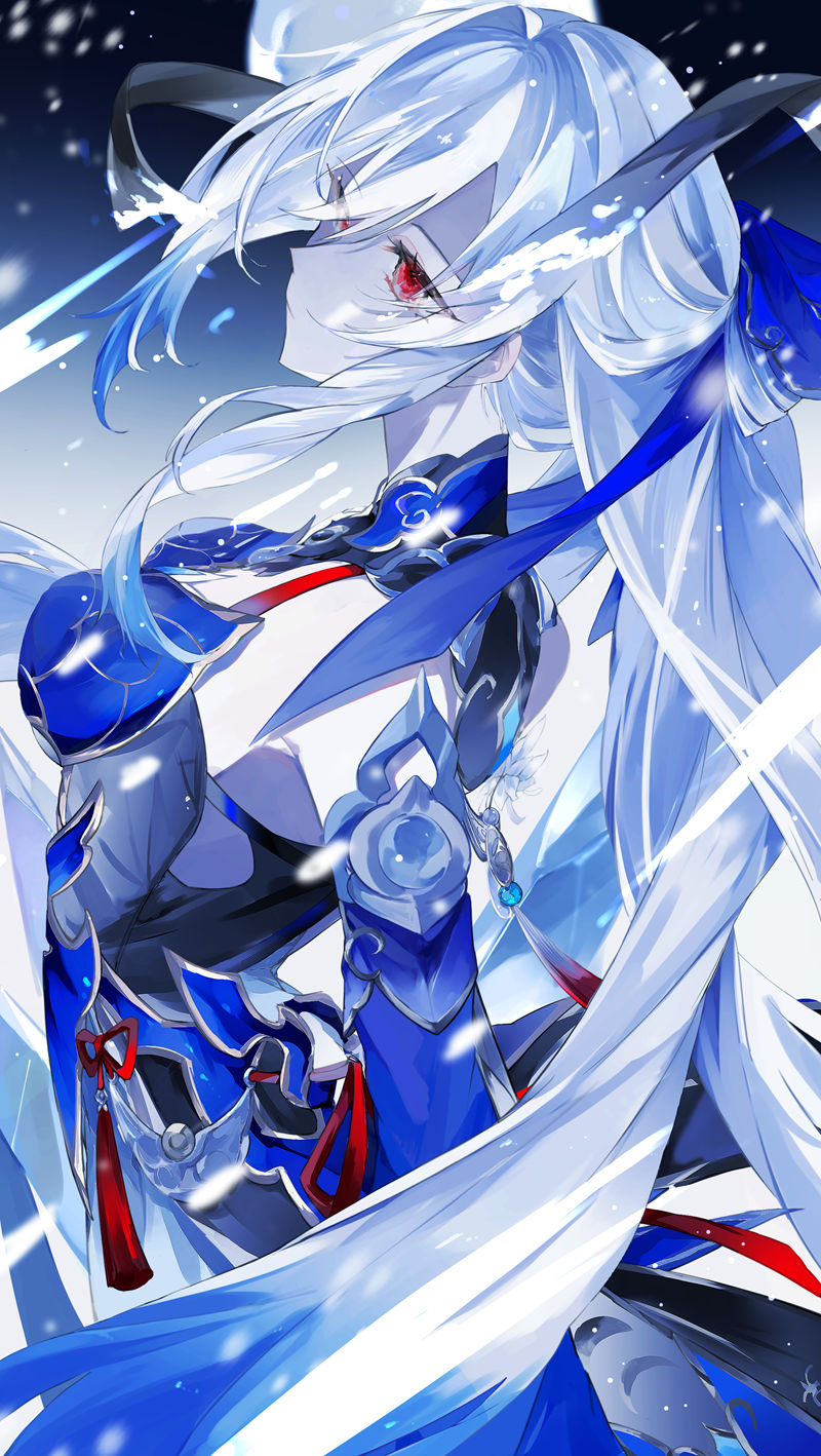 游戏《崩坏：星穹铁道(Honkai Star Rail、崩壊：スターレイル、崩铁)》的人气角色“镜流(Jingliu)”的高清角色图包