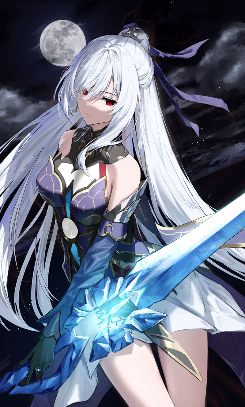 游戏《崩坏：星穹铁道(Honkai Star Rail、崩壊：スターレイル、崩铁)》的人气角色“镜流(Jingliu)”的高清角色图包