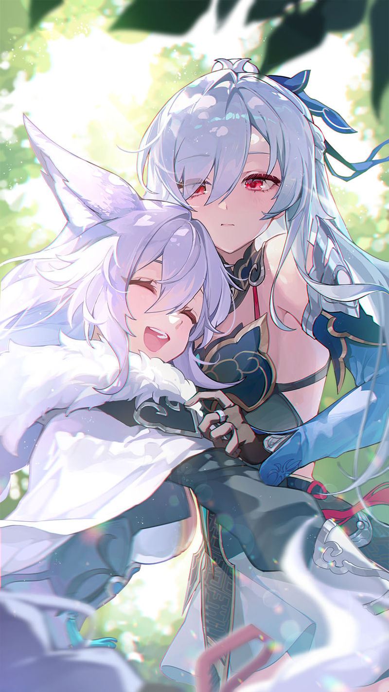 游戏《崩坏：星穹铁道(Honkai Star Rail、崩壊：スターレイル、崩铁)》的人气角色“镜流(Jingliu)”的高清角色图包