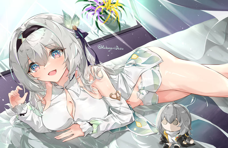 游戏《崩坏：星穹铁道(Honkai Star Rail、崩壊：スターレイル、崩铁)》的人气角色“流萤(Firefly)”的高清角色图包