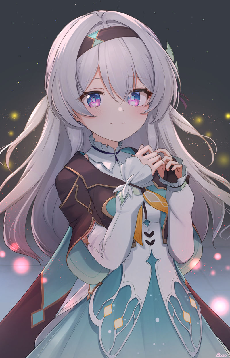 游戏《崩坏：星穹铁道(Honkai Star Rail、崩壊：スターレイル、崩铁)》的人气角色“流萤(Firefly)”的高清角色图包