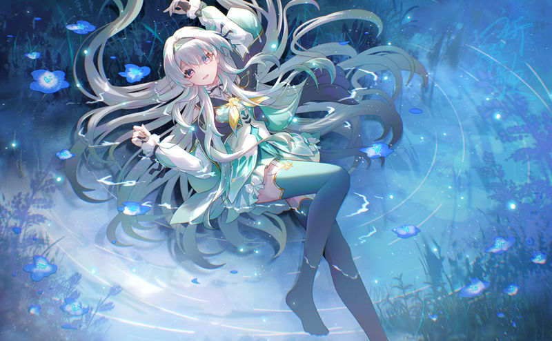 游戏《崩坏：星穹铁道(Honkai Star Rail、崩壊：スターレイル、崩铁)》的人气角色“流萤(Firefly)”的高清角色图包