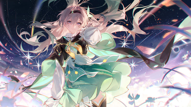 游戏《崩坏：星穹铁道(Honkai Star Rail、崩壊：スターレイル、崩铁)》的人气角色“流萤(Firefly)”的高清角色图包