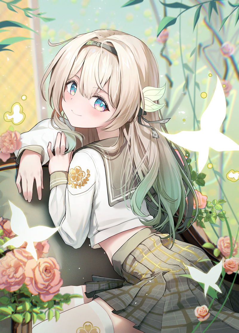 游戏《崩坏：星穹铁道(Honkai Star Rail、崩壊：スターレイル、崩铁)》的人气角色“流萤(Firefly)”的高清角色图包