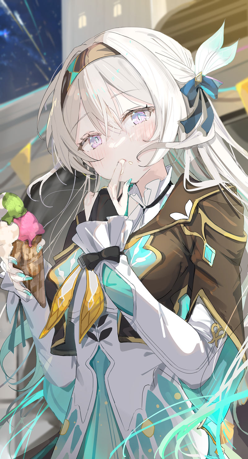 游戏《崩坏：星穹铁道(Honkai Star Rail、崩壊：スターレイル、崩铁)》的人气角色“流萤(Firefly)”的高清角色图包