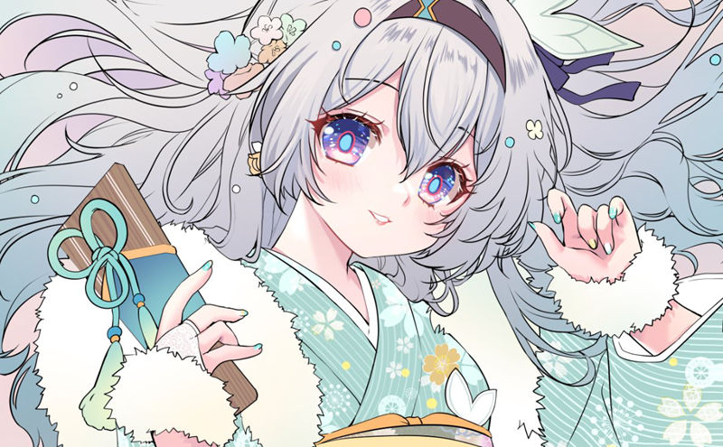 游戏《崩坏：星穹铁道(Honkai Star Rail、崩壊：スターレイル、崩铁)》的人气角色“流萤(Firefly)”的高清角色图包