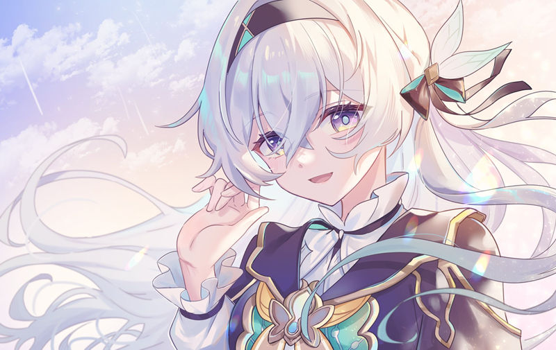 游戏《崩坏：星穹铁道(Honkai Star Rail、崩壊：スターレイル、崩铁)》的人气角色“流萤(Firefly)”的高清角色图包