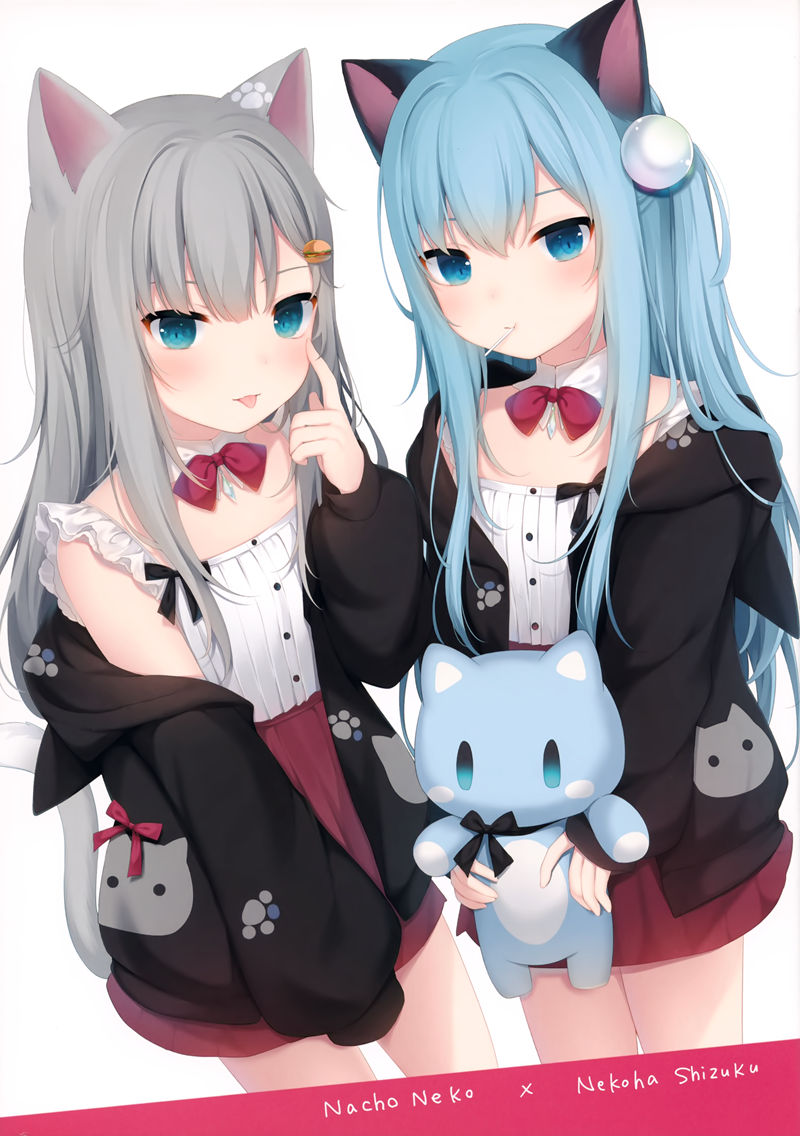 人气画师甘城なつき(Amashiro Natsuki、甘城猫猫)的原创猫娘“猫羽雫(Nekoha Shizuku)”的高清图片包