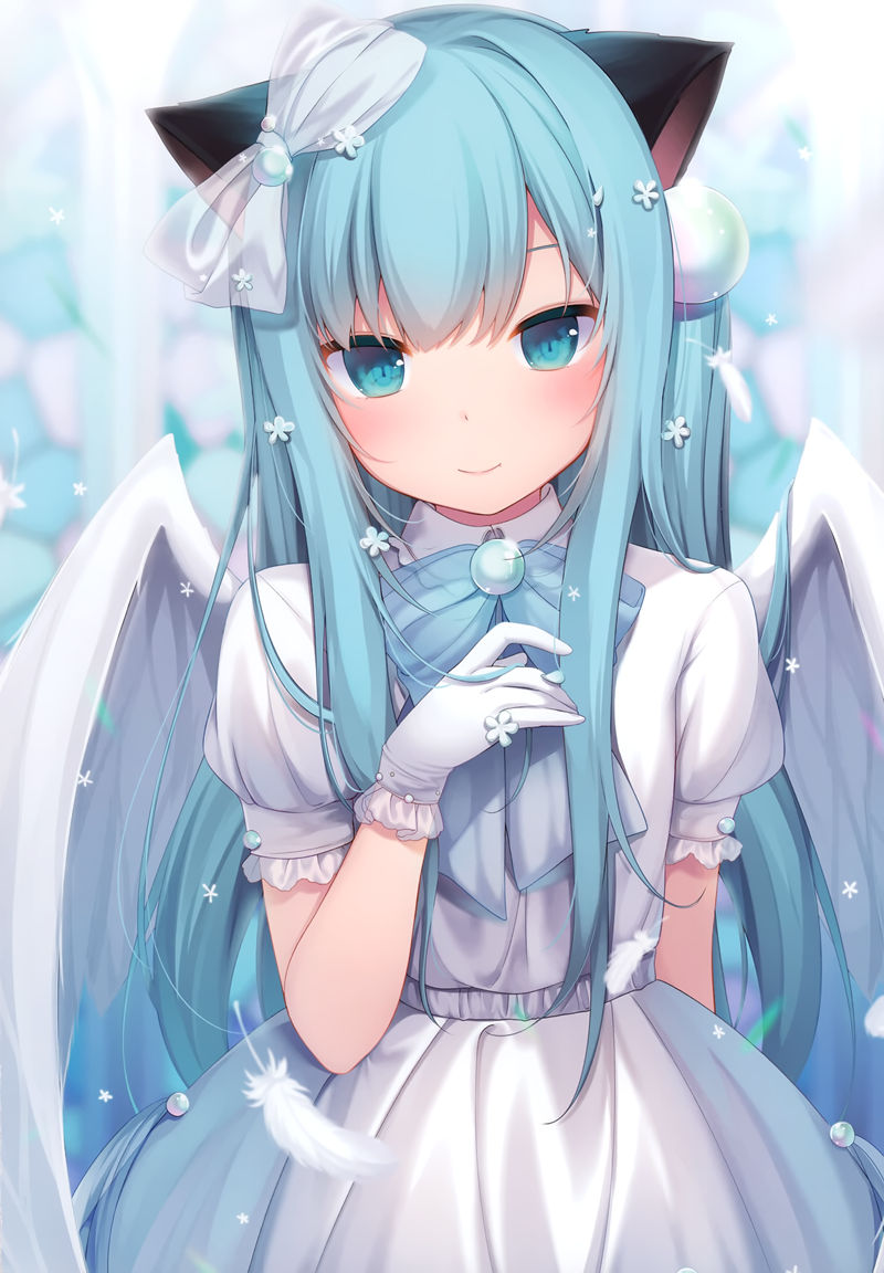 人气画师甘城なつき(Amashiro Natsuki、甘城猫猫)的原创猫娘“猫羽雫(Nekoha Shizuku)”的高清图片包