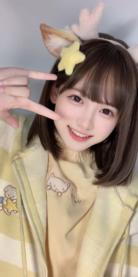 这个冬天要幸福呀，小乖。今天穿的好像个奶黄包哦！