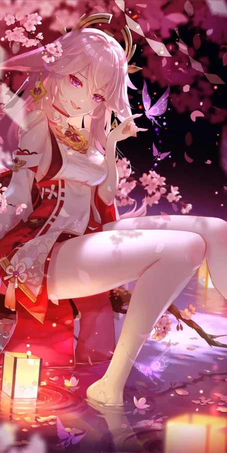 《第二期》性情多变的屑狐狸来了，原神 八重神子狐耳